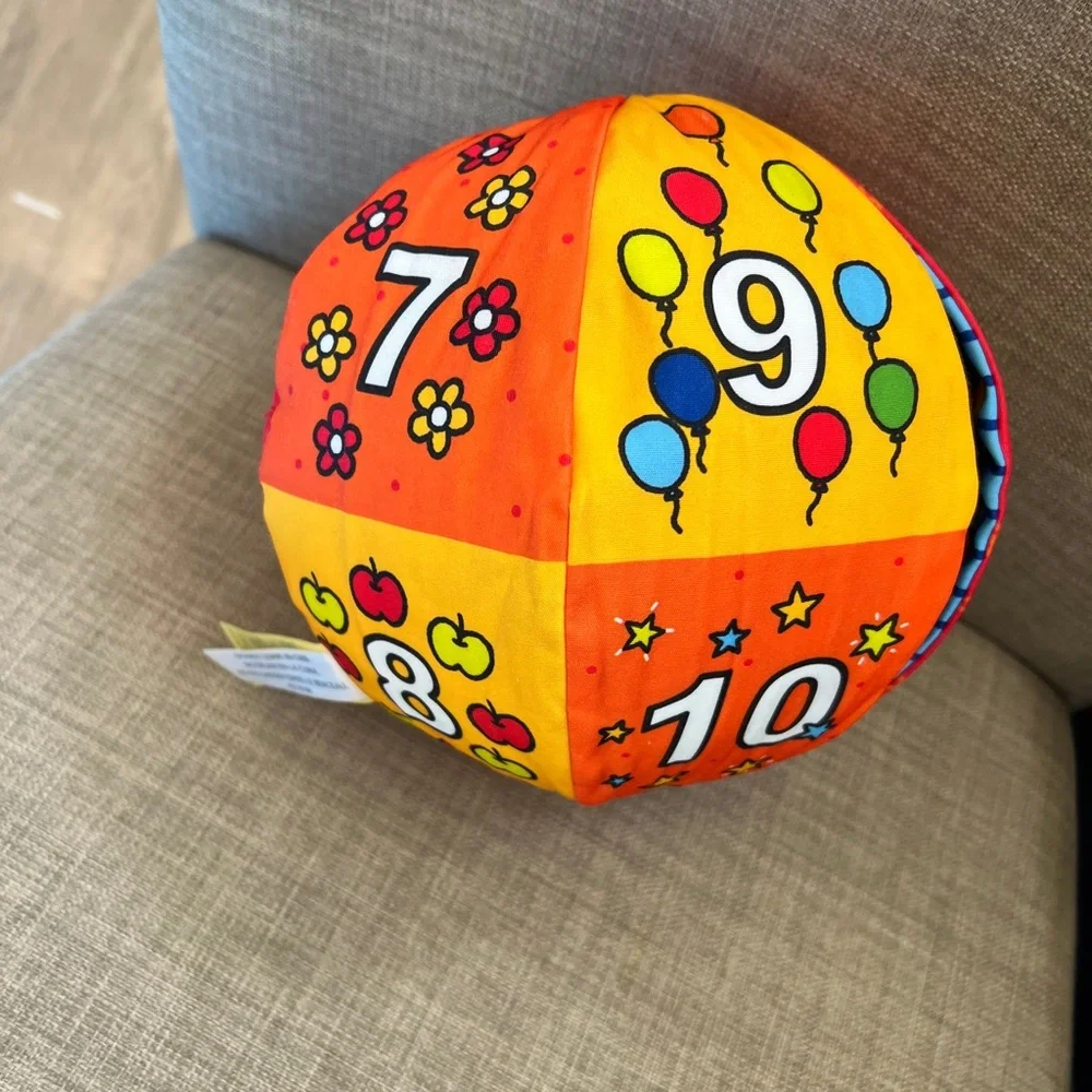 Melissa & Doug 2-1 Talking Ball Colorful Number Ball